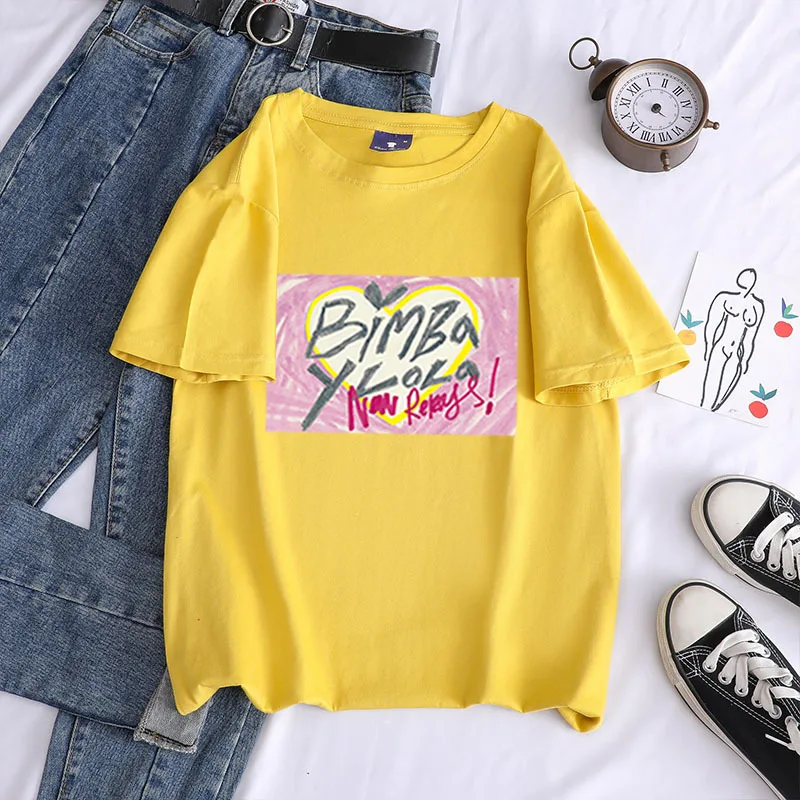 

WK Fashion T Shirt Women Summer Casual Tshirts Tees Harajuku Korean Style Graphic Tops Kawaii Female T-shirts Woman Cothing