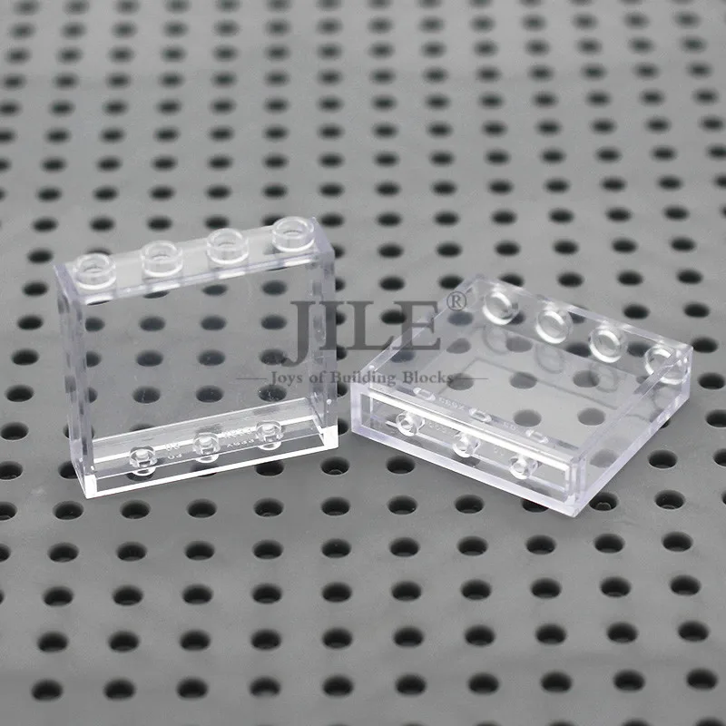 MOC прозрачное стекло ABS планшет пластина вид на город улица окна DIY здание просветить блок Кирпичи совместимы с частицами - Цвет: photo show