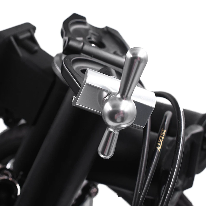 TWTOPSE 2 комплекта велосипедные шлемы Магнитная пластина шарнир Зажим для Brompton 36 г/компл. легкий C зажимы крюк Запчасти