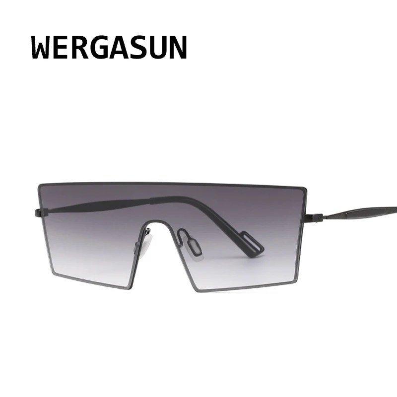WERGASUN свободные прямоугольные солнцезащитные очки Для женщин ретро Винтаж