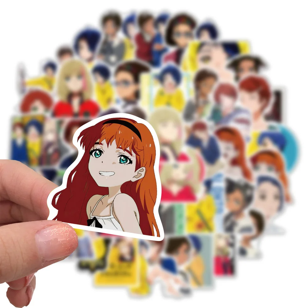 

10/50pcs Anime WONDER EGG PRIORITY Ohto Ai Cartoon Stickers Aesthetic Decals Toy Luggage Laptop Phone DIY Waterproof Sticker