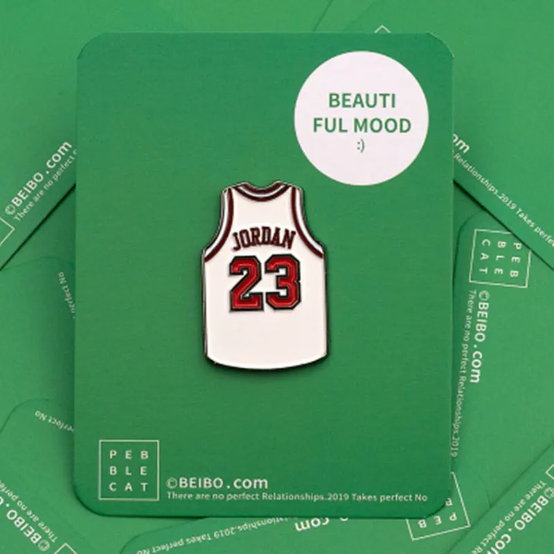 Novelty 24 / 23 Basketball Fan Jersey Enamel Lapel Pin Brooch Metal Badge Fans for Backpack Decor Jewelry Accessories Gift | Украшения и