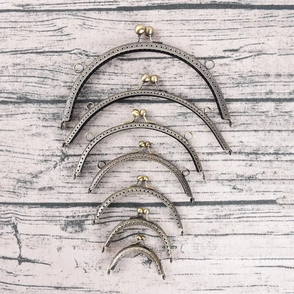 7 размеров сделай сам античная латунная металлическая рамка для кошелька кольцо