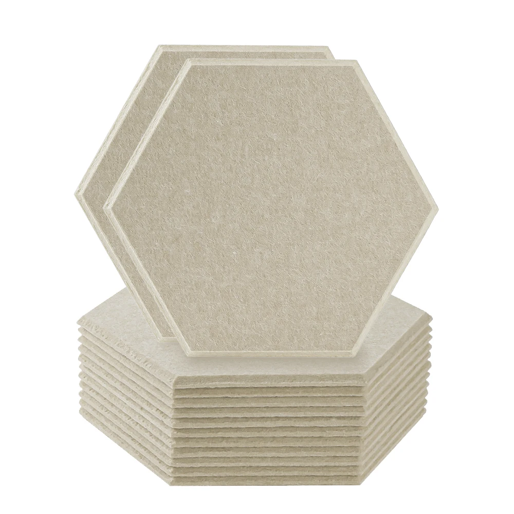 

Acoustic Fabric Wall Panels 12 Pcs Soundproofing Stickers Home Studio Noise Insulation Door/Bedroom Sound-Absorbing Accessories