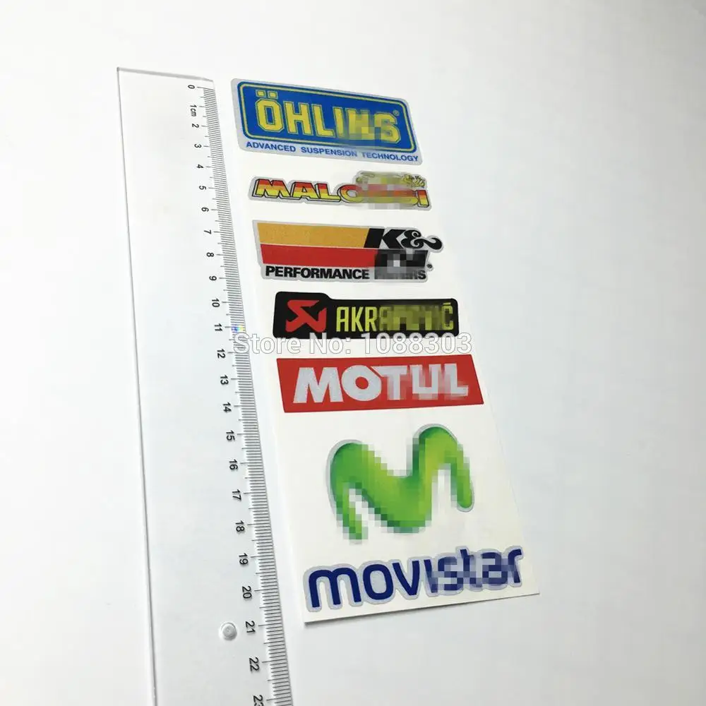 Наклейки для автомобиля наклейки AK Tmax Movistar 1 комплект | Автомобили и мотоциклы