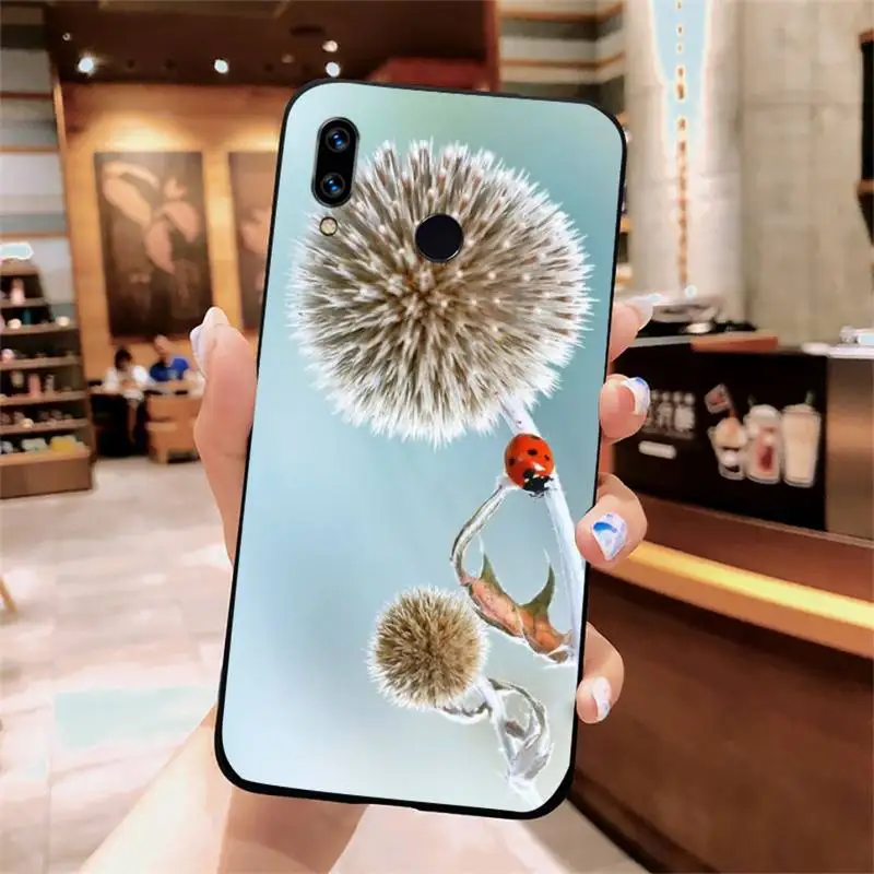 

four leaf ladybug daisy flower cover Phone Case For Xiaomi Redmi note 7 8 9 t k30 max3 9 s 10 pro lite