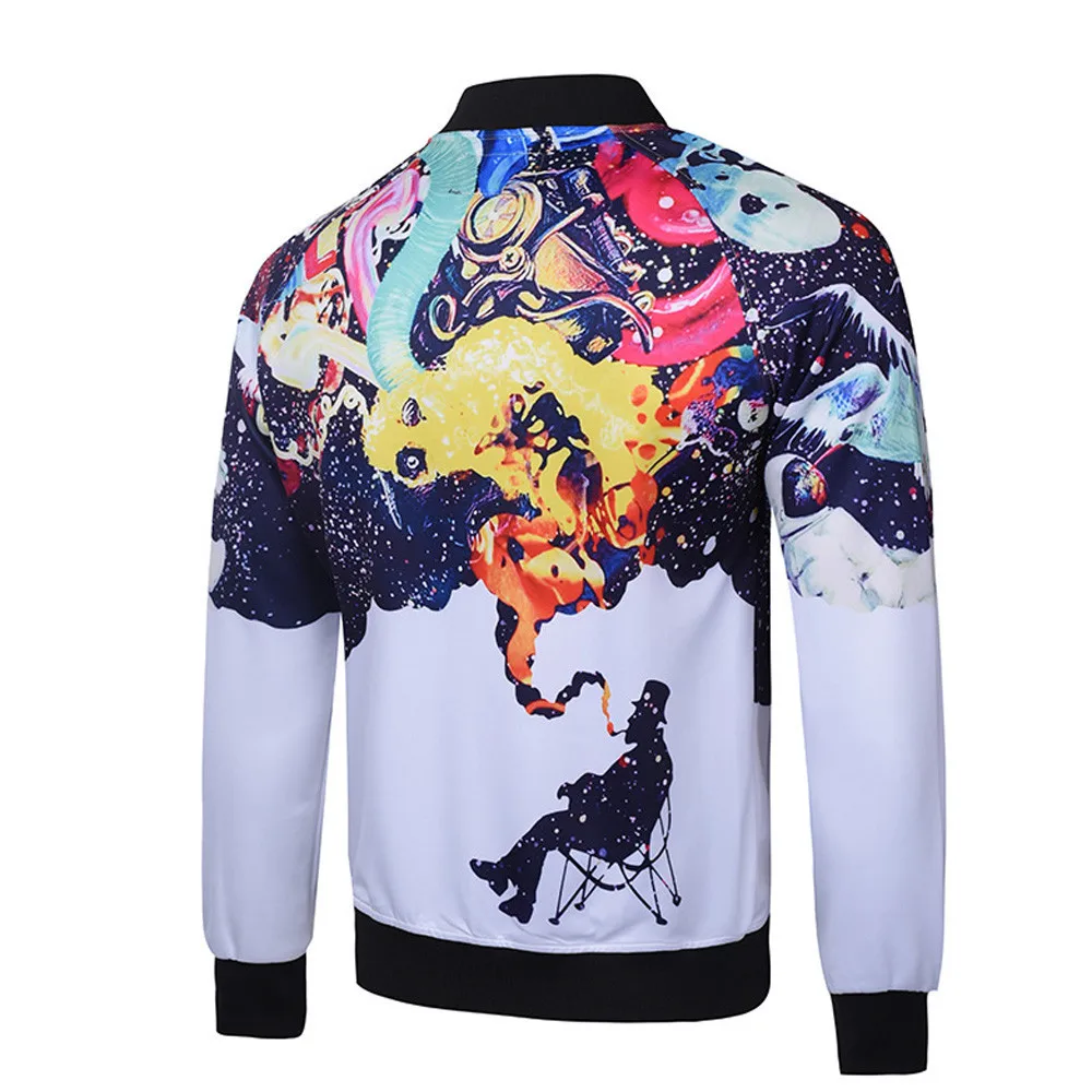 Мода готический плюс размер Мужская куртка с длинным рукавом s Осень Зима