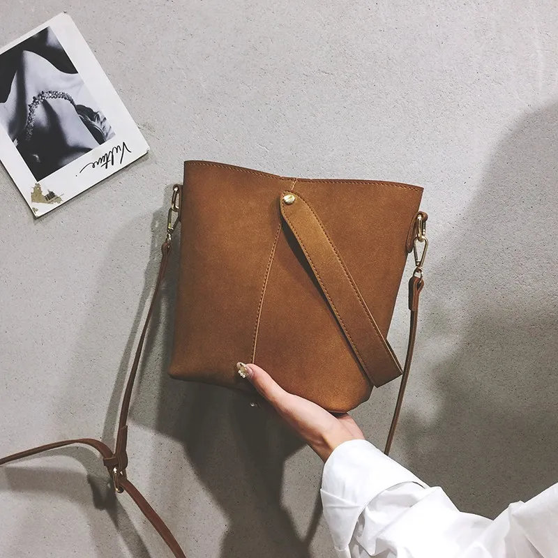 2019 винтажная Женская плечевая сумка мешок топ корейские модные женские ремни