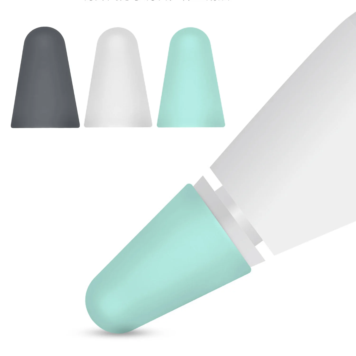 Нескользящий износостойкий силиконовый чехол-наконечник для Apple Pencil 1-го 2-го