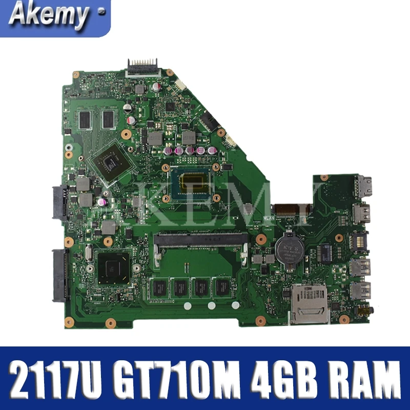 

SAMXINNO X550CL Motherboard For Asus Y581C X552C X550C X550CL A550C K550C X550CC Laotop Mainboard with 2117/1007U GT710M 4GB RAM