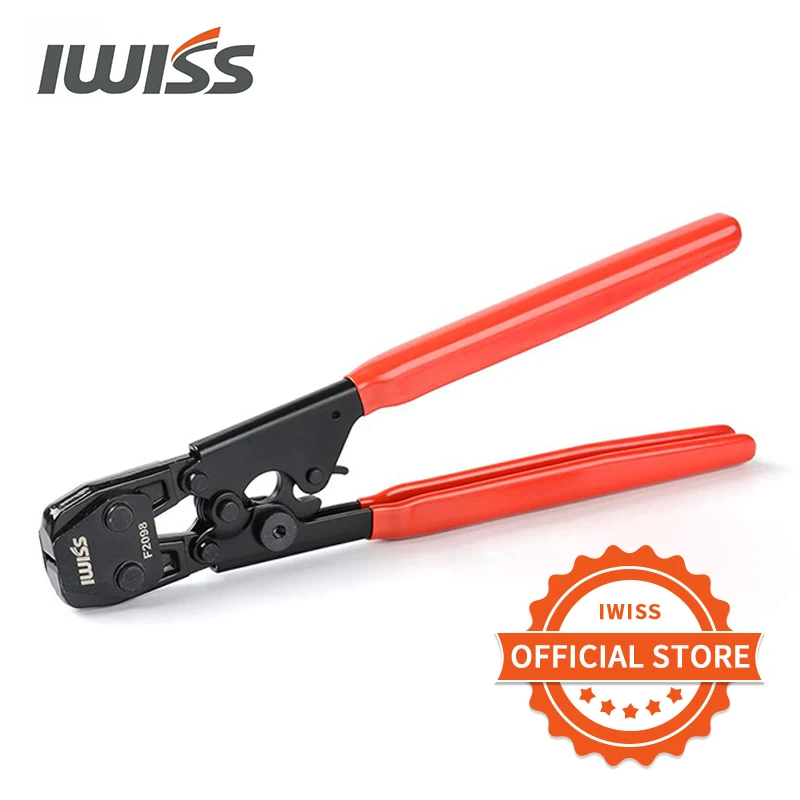 Инструмент зажима IWISS PEX Cinch для крепления нержавеющих зажимов от 3/8 до 1 дюйма с