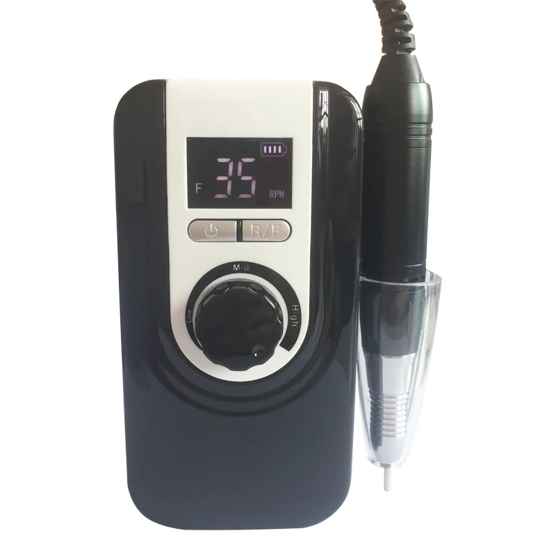 Электрическая машинка для маникюра и педикюра перезаряжаемая пилочка ногтей 35000