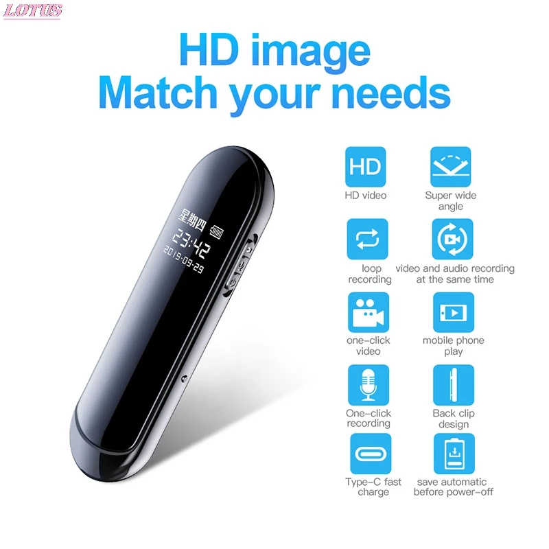 

Wide Angle Camera Mini Eyewear DV DVR Video Recorder Outdoor Sports Micro Camcorder Oculta 1080P 4-256GB, Not 2k/4k