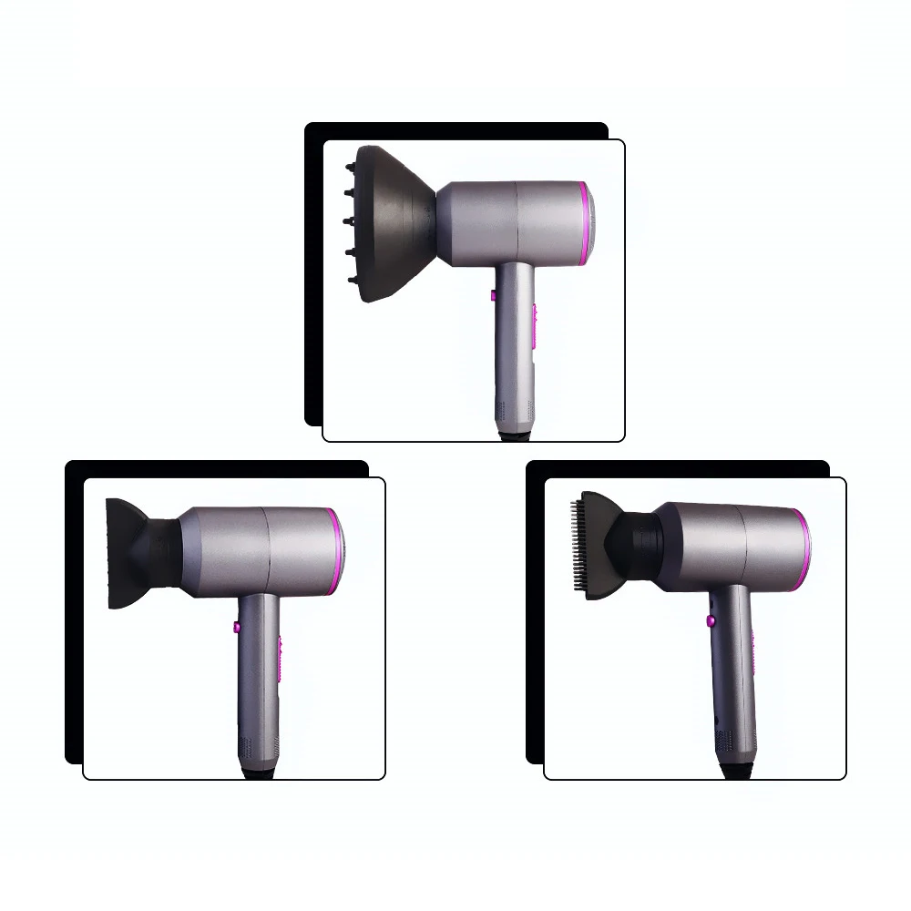 

Ionic Hair Dryer 1800-2000W Professional Hair Blow Dryers with 3 Heat Settings 2 Speed One Cool Settings 2 Concentrator Nozzles