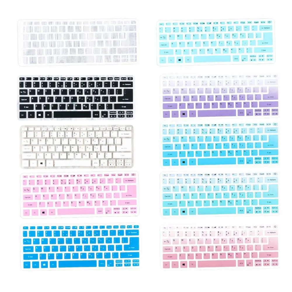 

Silicone Keyboard Cover Skin Protector Guard For Acer Swift SF113 S5-371 SF514 SF5 Swift 5 3 Aspire S13 14 SF314 Spin 5 13.3''