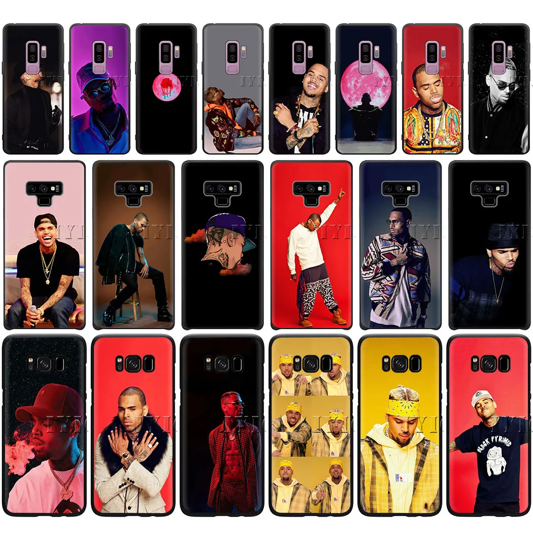 Мягкий силиконовый чехол для телефона с рисом коричневого рэпера Samsung S10 S9 S8 Plus S7 S6