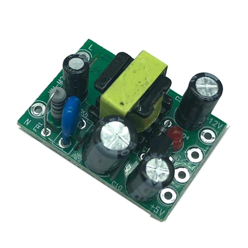 

XH-M299 AC-DC Isolated Switching Power Supply Module PCB Board Dual Output AC 110V-220V to DC 5V 12V 0.5A+5V