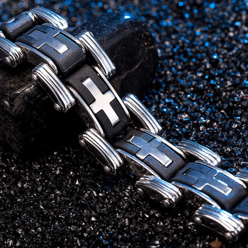 15 мм широкий хит продаж браслеты и из нержавеющей стали модные ювелирные изделия