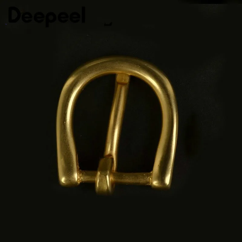 Deepeel 20 мм твердая латунная пряжка для ремня мужчин и женщин головка 17 18