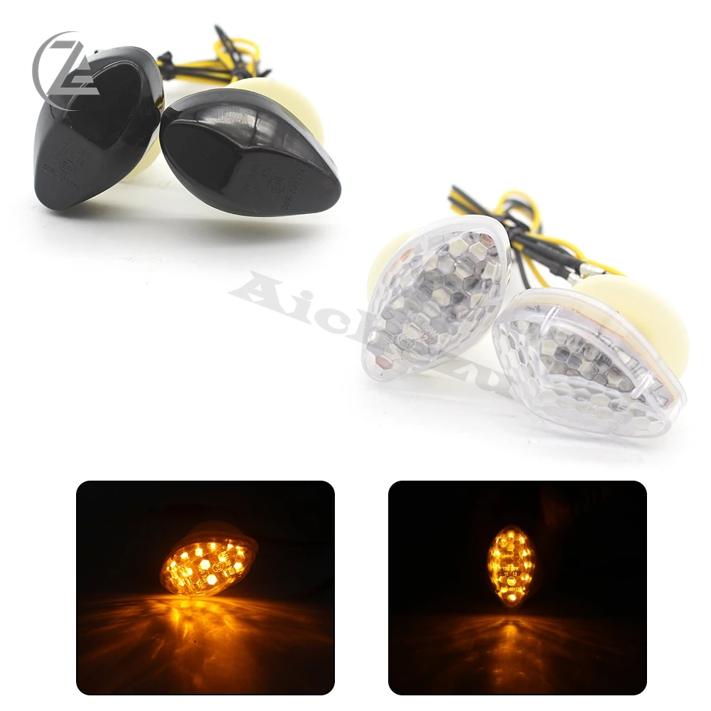 ACZ мотоцикл 1 пара LED Сигналы поворота светильник мигалка Индикатор мигалки для