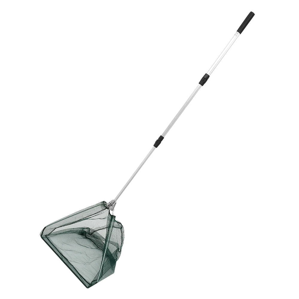 Выдвижная рыболовная сеть длиной 150 см алюминиевая телескопическая складная для