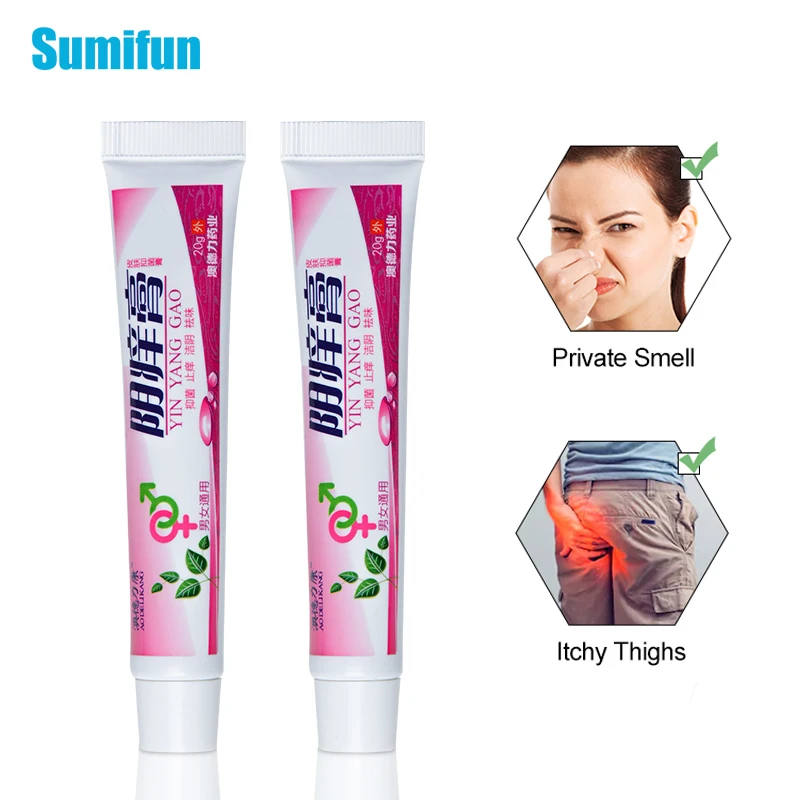 Медицинская Антибактериальная травяная мазь Sumifun для борьбы с зудом генитал