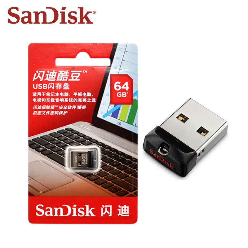SanDisk USB флеш накопитель 16 ГБ 32 64 ГБ|USB флэш-накопители| |