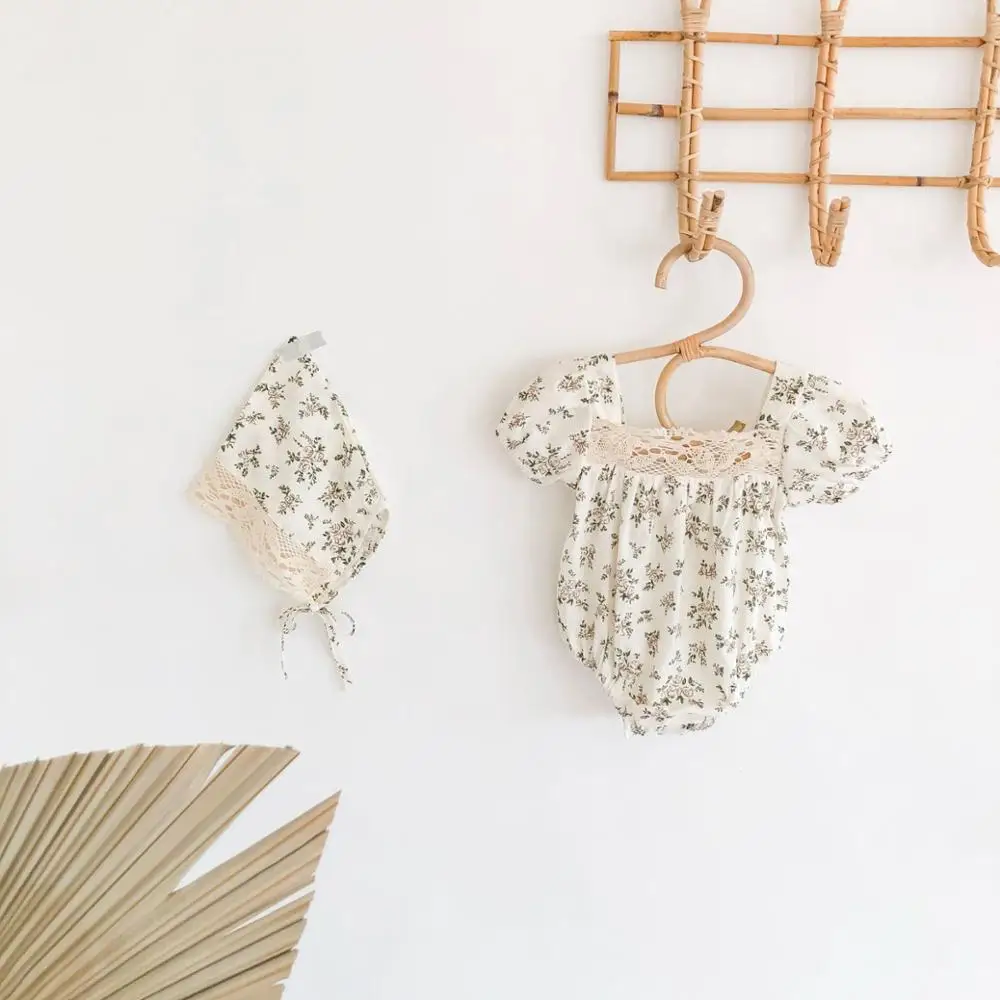 Одежда для маленьких девочек Корейский детский комбинезон с оборками и