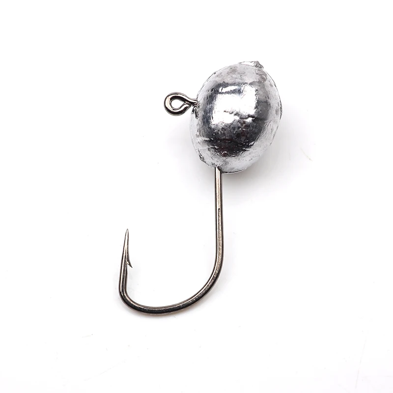 Rompin 10 шт./лот кривошипно Jig Head рыболовный крючок Приманка со свинцовым Крючка 2g 3g 4g