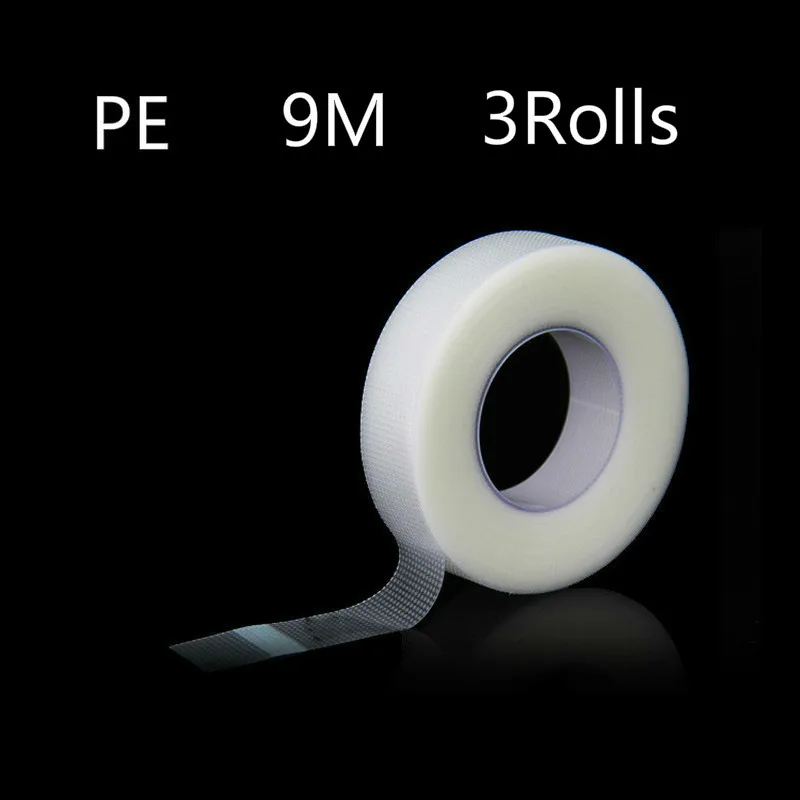 3 рулона ленты для наращивания ресниц под накладные ресницы наклейки макияжа