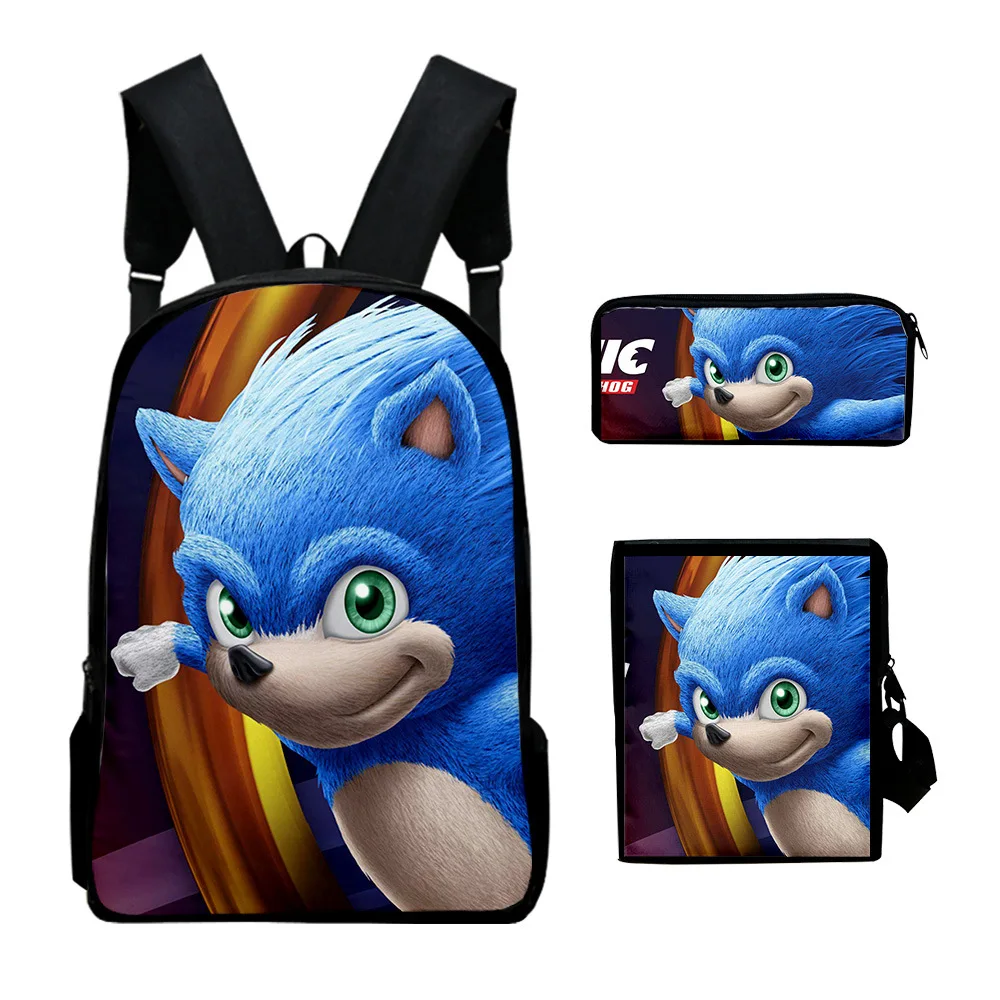 Новинка 3 шт./компл. школьный рюкзак с принтом детские рюкзаки на плечо школьные