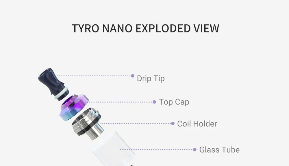 Vaptio Tyro Nano Kit P1 мини-комплекты vape kit ручка и коробка mod kit электронная сигарета