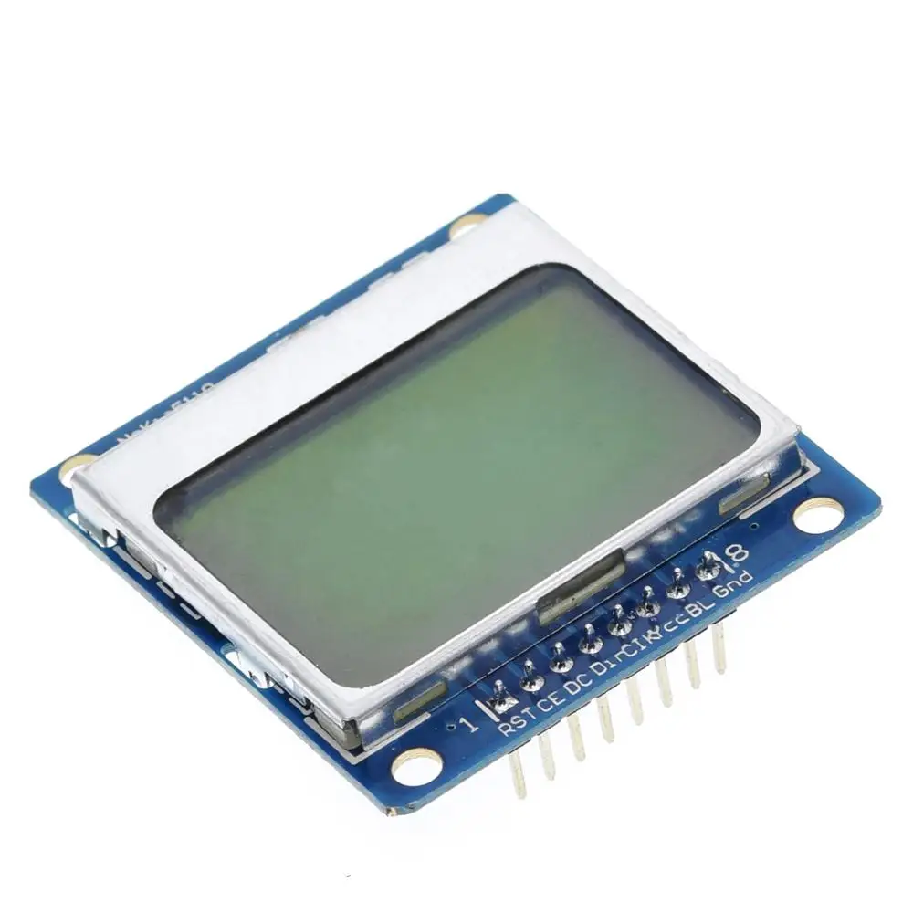1 шт. ShengYang высокое качество 84*48 84x48 ЖК-модуль белая подсветка адаптер PCB для Nokia 5110 для Arduino Лидер продаж по всему миру