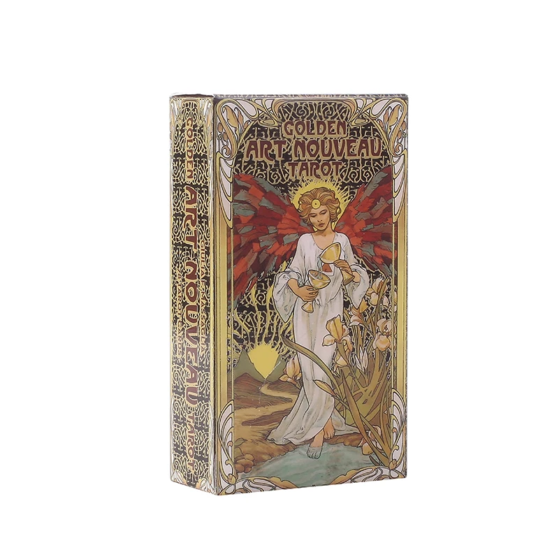 Новые золотые карты в стиле модерн Карты Таро и гид-бук игральные для вечерние