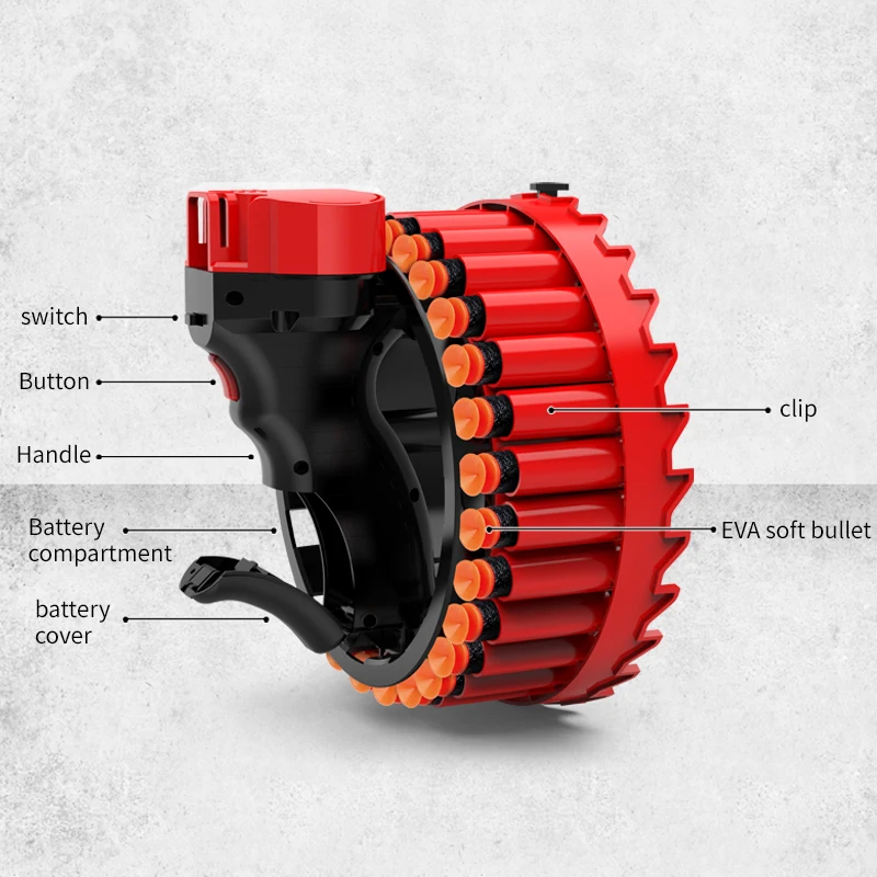 

Bracelet Electric Soft Play Gun Series Chuck EVA Soft Simulation Boy Play Outdoor Toy Guns Nerf Gun Darts Outdoor Fun & Sports