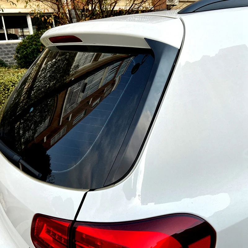 Задние боковые крылья флаг Спойлеры для Tiguan MK1 2007 2016 наклейки Накладка аксессуары