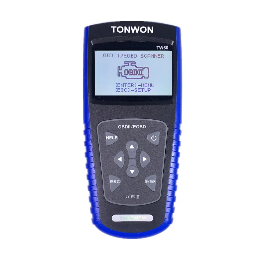 10 шт./лот DHL TONWON TW60 полная Диагностика OBDII/EOBD работает на большинстве OBDII