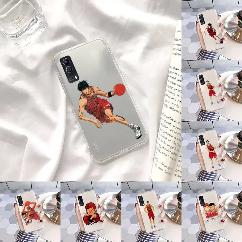 

Slam dunk anime manga Phone Case Transparent For Xiaomi Redmi note 3 9 7 4 8 8T 10 CC9E 11ULTRA T lite PLAY pro 4G 5G