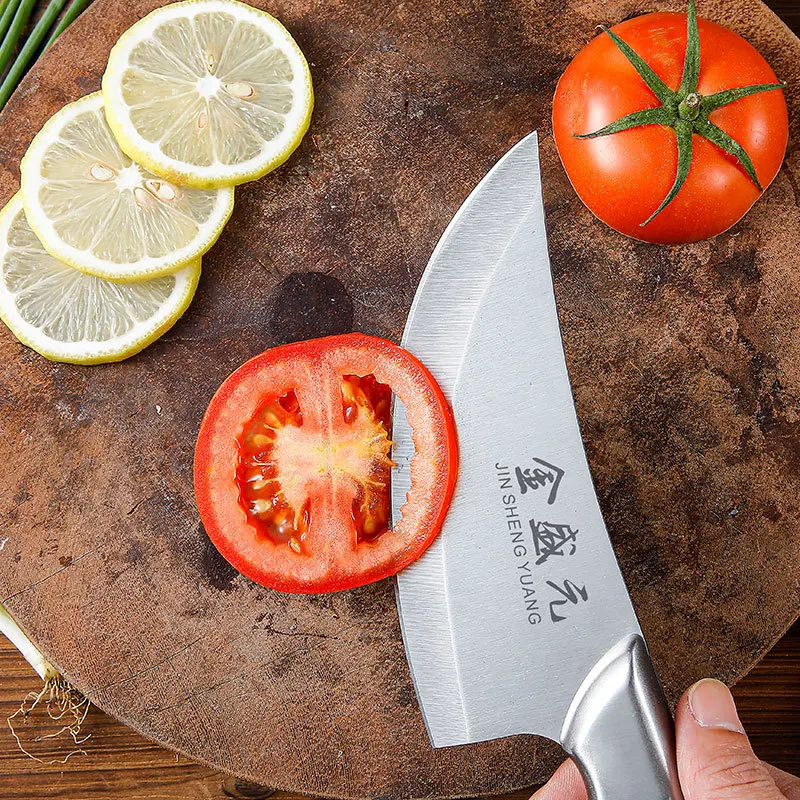 

Boning Knife Stainless Steel Chef Knife Faca Kitchen Knife for Meat Bone Fish Fruit Vegetables 5.5" Cleaver Butcher Knife