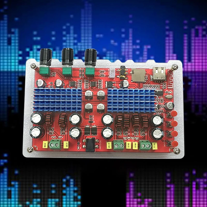 XH-M560 2 1 плата цифрового усилителя мощности TPA3116D2 60Wx2 + 100 Вт Плата высокой с