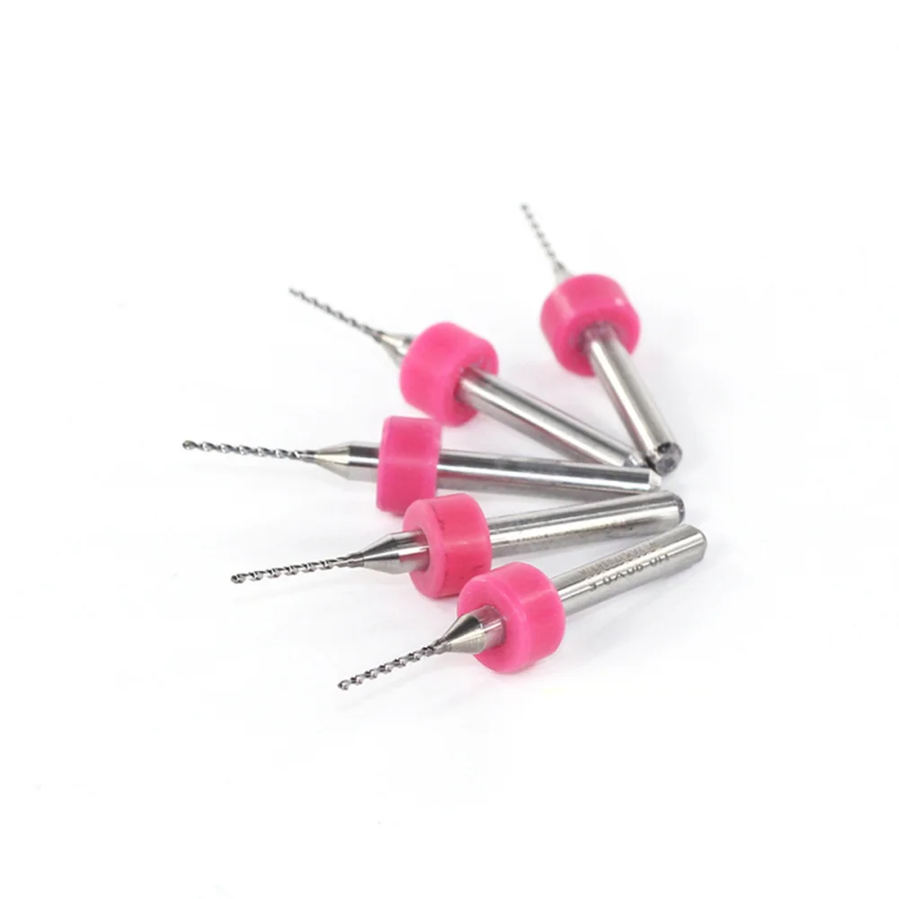 

10Pcs 0.8mm PCB Carbide Drill Bits Micro Engraving Drill Set for Circuit Board(Random Color)