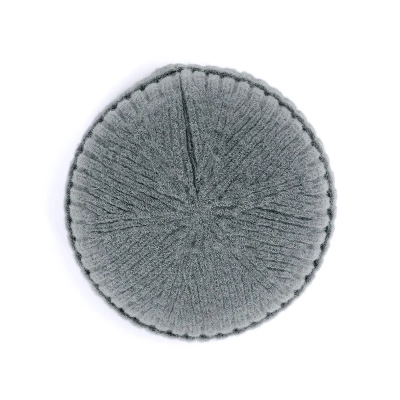 2019 новые зимние высококачественные шерстяные шапки без козырька шапка в стиле