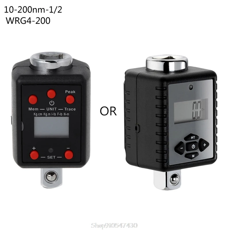

Digital High Torque Wrench 1.5-1000nm Adapter 1/4 3/8 1/2 3/4 Drive Microtorque D07 20 Dropship