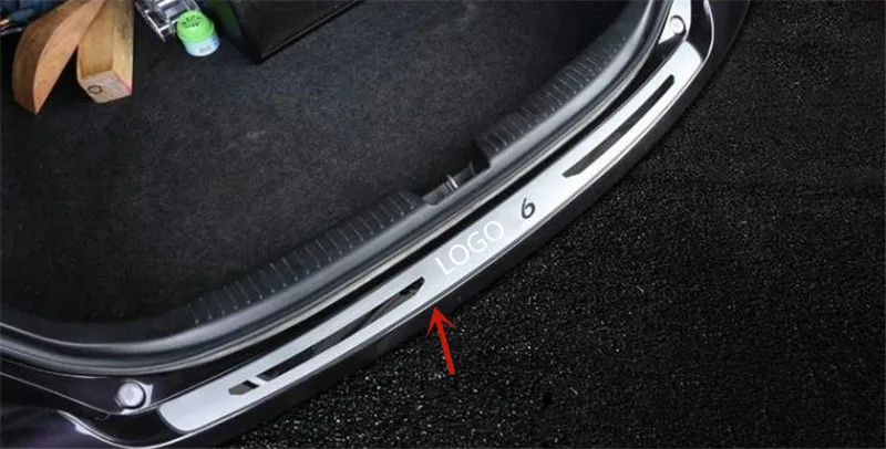 

Высококачественная защита порога багажника из нержавеющей стали для Mazda 6 2004-2017, защита от царапин, автомобильные аксессуары
