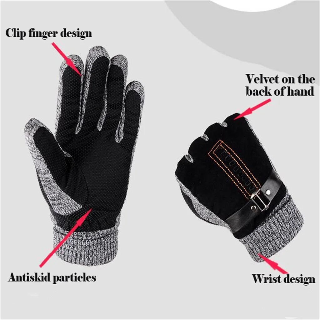 

Touchscreen Gloves Winter Warm Cycling Bicycle Bike Ski Outdoor Camping Hikingguantes De Invierno Motorcycle Sports Golves