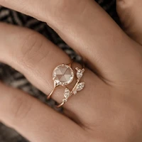 2021 woman rings fashion gothic simple and versatile creative couple rings sweet flower ornament gold jewelry engagement ring