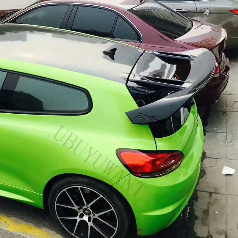 Для Volkswagen Scirocco Высокое качество ABS Материал грунтовка цвет автомобиля задняя крыша губы крыло спойлер для Volkswagen Scirocco 2010
