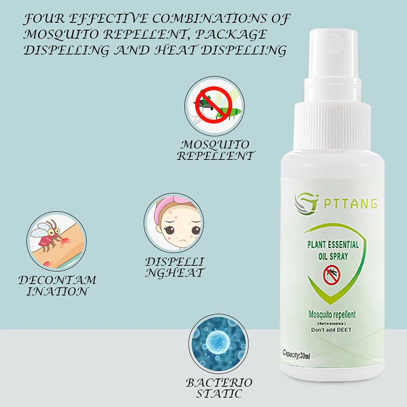 

Mosquito Repellent Spray Herbal Essence Baby Adult Home Outdoor Mosquito Repellent Liquid DNJ998