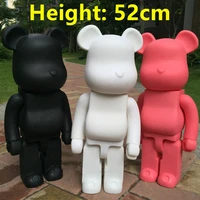21inch 52cm 700 bearbrick berbrick diy fashion toy pvc action figure collectible model toy decoration christmas gifts favors
