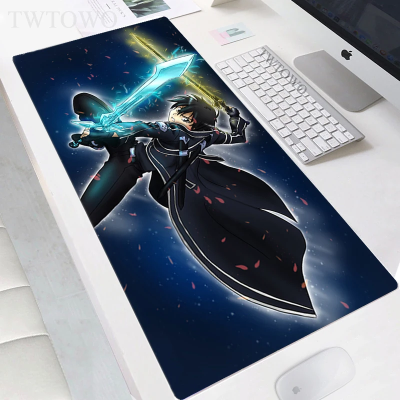 

Mousepad Large Custom XXL Computer Desk Mats Mouse Mat Sword Art Online Carpet Natural Rubber Anti-slip Gamer Table Mat